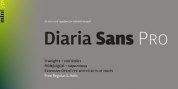 Diaria Sans Pro font download