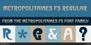 Metropolitaines FS font download