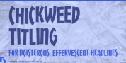 Chickweed Titling font download