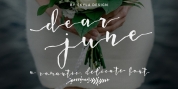 Dear June font download