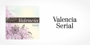 Valencia Serial font download