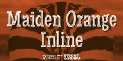 Maiden Orange Inline Pro font download