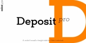 Deposit Pro font download