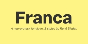 Franca font download