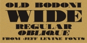 Old Bodoni Wide JNL font download