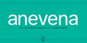 Anevena font download