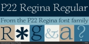 P22 Regina font download