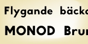 Monod Brun font download