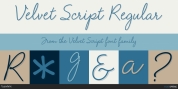 Velvet Script font download