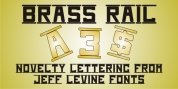 Brass Rail JNL font download