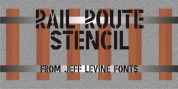 Rail Route Stencil JNL font download