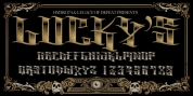 H74 Luckys Flash font download