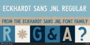 Eckhardt Sans JNL font download