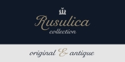 Rusulica Script Antique font download