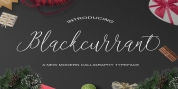 Blackcurrant font download