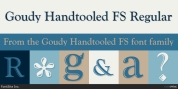 Goudy Handtooled FS font download