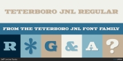 Teterboro JNL font download