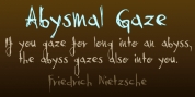 Abysmal Gaze font download