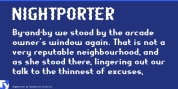 Nightporter font download