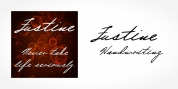 Justine Handwriting font download