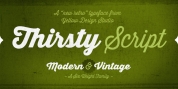 Thirsty Script font download