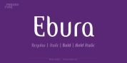 Ebura PRO font download