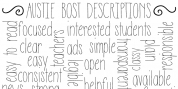 Austie Bost Descriptions font download