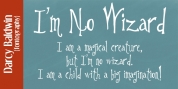 DJB I'm No Wizard font download