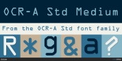 OCR-A Std font download