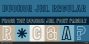 Duonor JNL font download