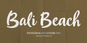 Bali Beach font download