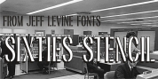Sixties Stencil JNL font download