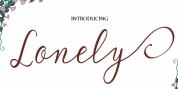 Lonely font download