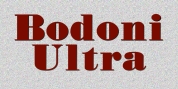 Bodoni Ultra font download