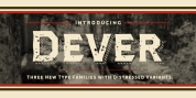 Dever Wedge font download