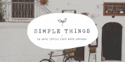 Simple Things font download