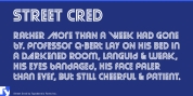Street Cred 1998 font download