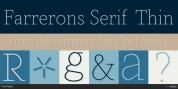 Farrerons Serif font download