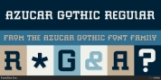 Azucar Gothic font download