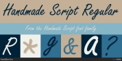 Handmade Script font download