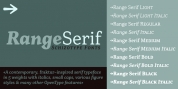 Range Serif font download