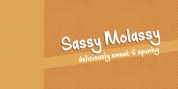 Sassy Molassy font download