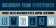 Postal JNL font download