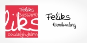 Feliks Handwriting font download