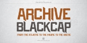 Archive Blackcap font download