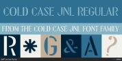 Cold Case JNL font download
