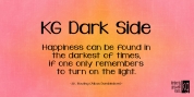 KG Dark Side font download