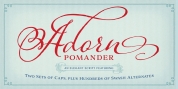 Adorn Pomander font download