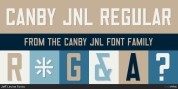 Canby JNL font download
