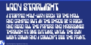 Lady Starlight font download